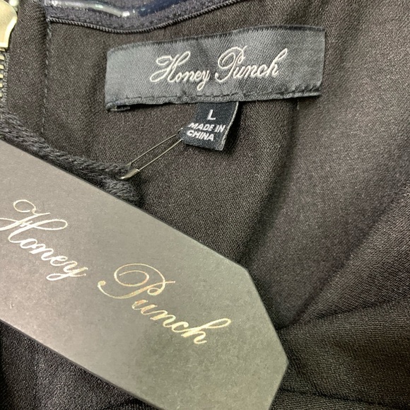 Honey Punch Strappy Plunge Mini Bodycon Dress - Picture 5 of 8